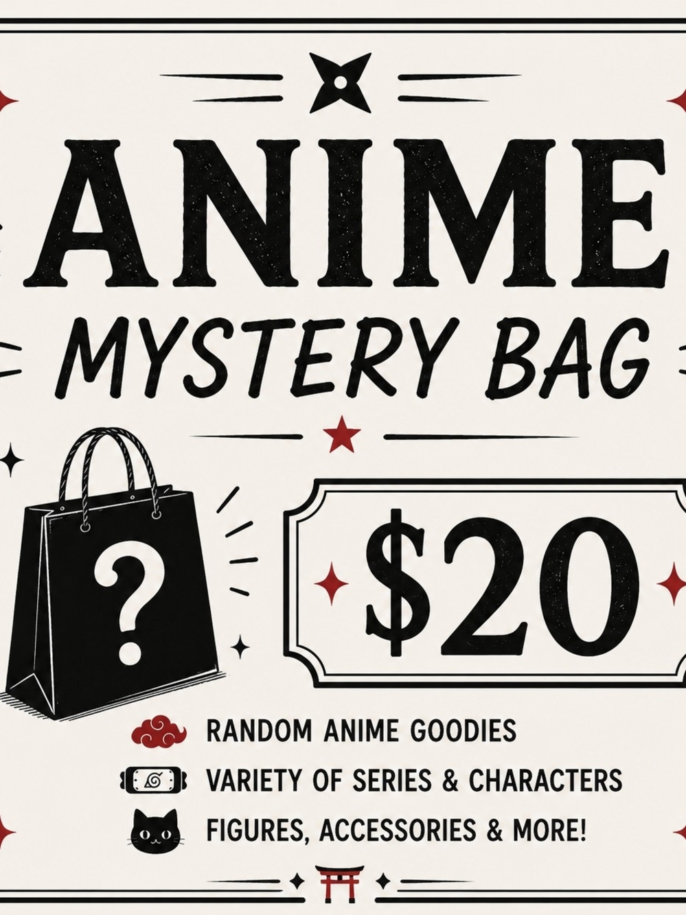 Anime Mystery Bag